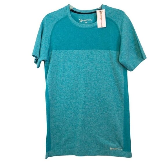 NWT Orangetheory Mens Sm, Med and Lg Tee Shirt in Heathered Teal - Picture 8 of 8